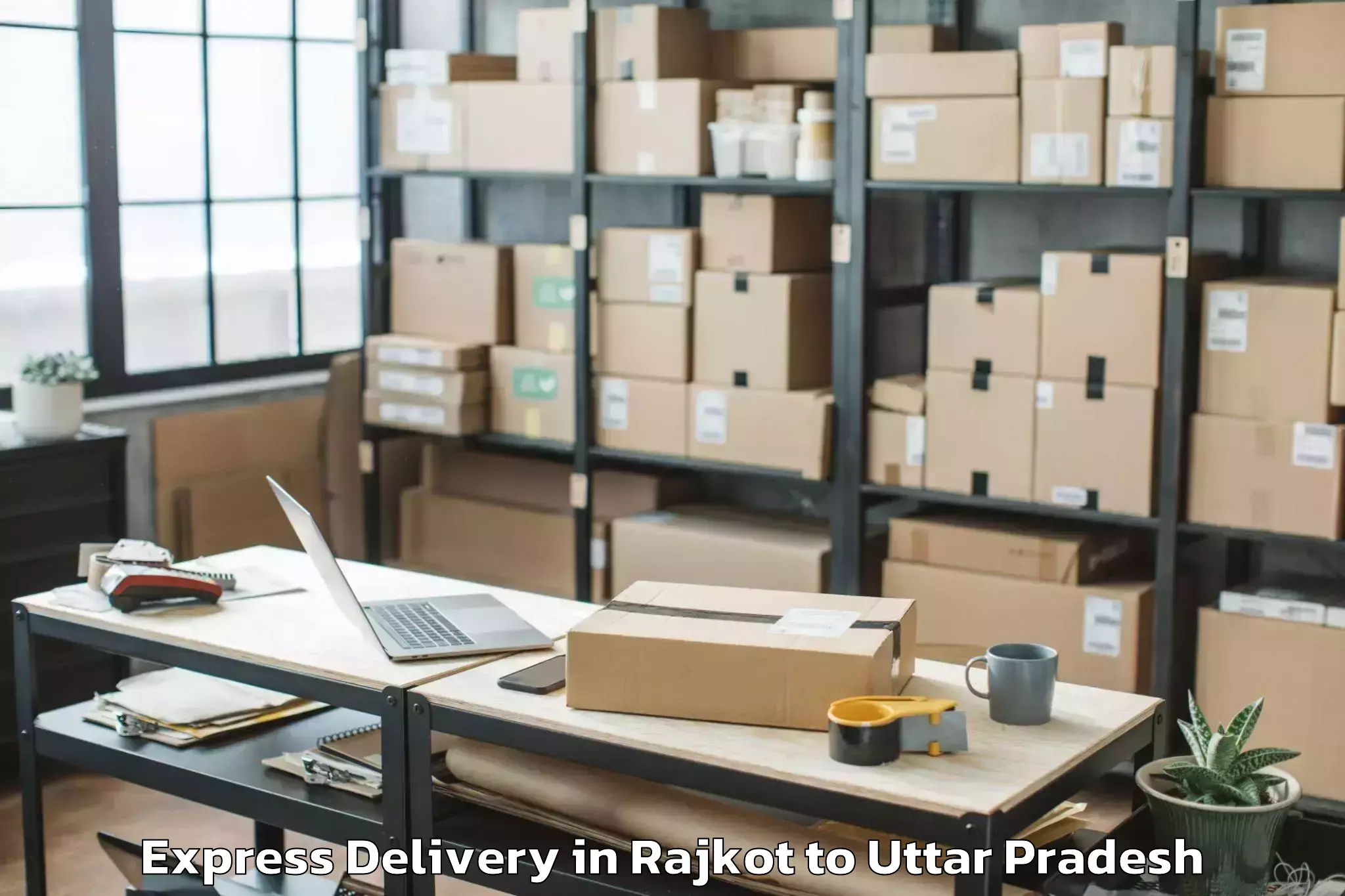 Discover Rajkot to Raebareli Express Delivery